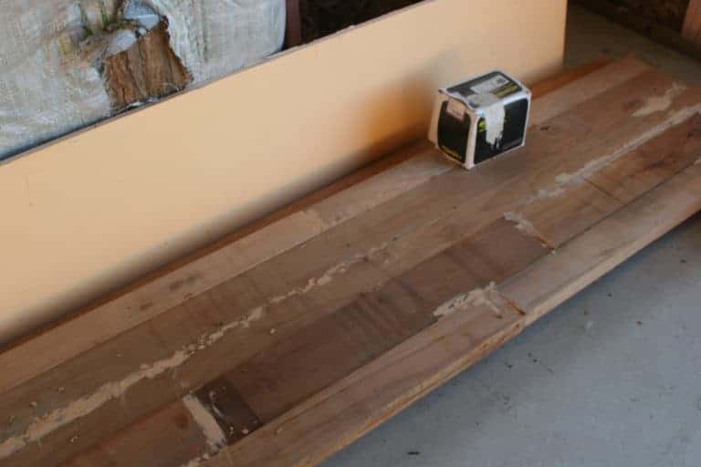 DIY Recycled Wooden Countertop