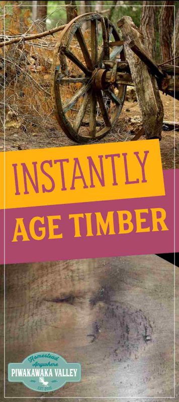 Here is exactly how I made a beautiful aged pine coat rack using an instant aging stain made from iron acetate.