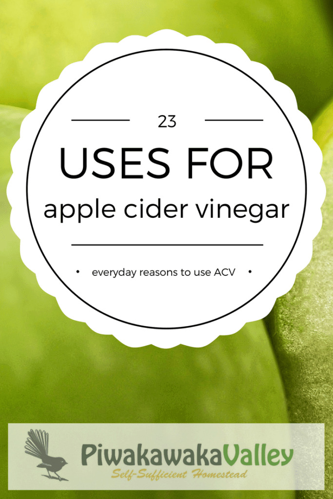 23 uses for apple cider vinegar