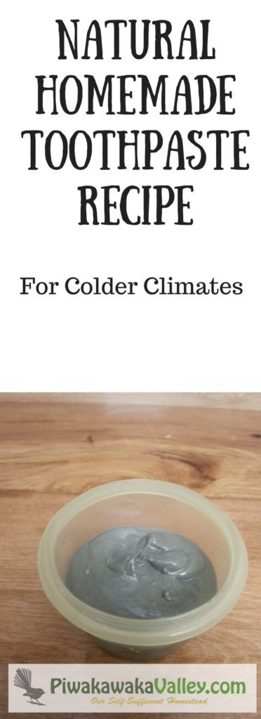 How to make Remineralizing toothpaste for colder climates