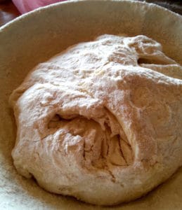 Easy sourdough instructions including how to cook in a woodfired stove