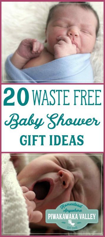 Buying a gift for a baby shower can be waste free, plastic free or eco friendly. Here are the top 20 baby shower gift ideas in a nice big round up just for you. Pin it to save for when you need it!