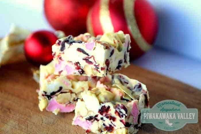 Easy White Chocolate Rocky Road Slice Recipe