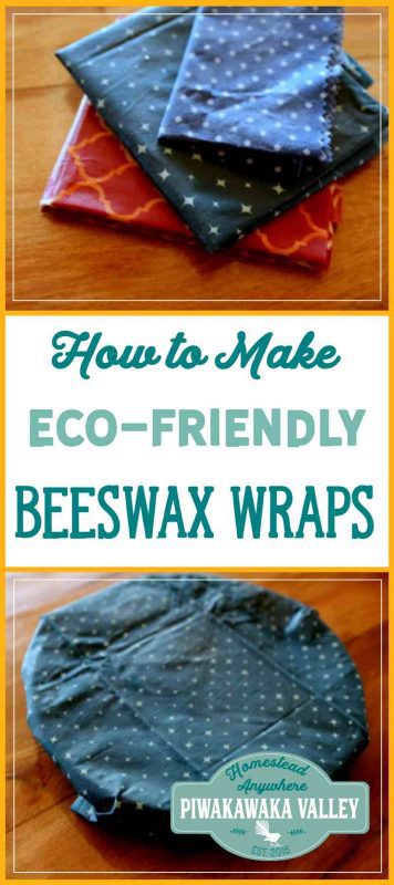 Make your own beeswax wraps as an eco-friendly alternative to clingfilm or plastic wrap. This recipe uses jojoba oil and beeswax to make a nice clingy wrap. how to make beeswax wraps, diy, make at home, zero waste kitchen