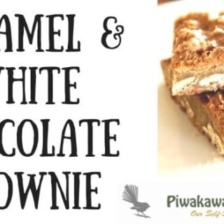 quick and delicious Caramel & White Chocolate Brownie