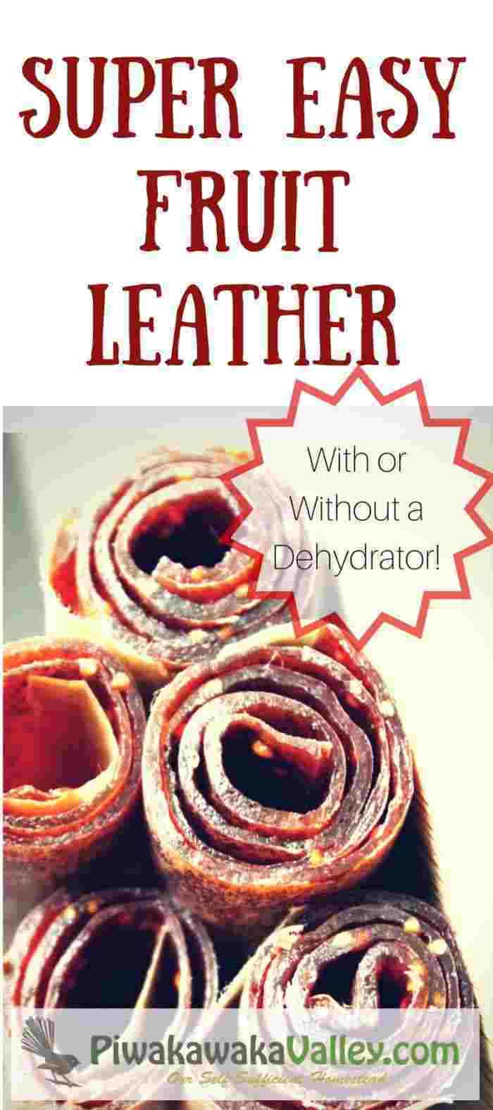 Super Easy Fruit Leather With or Without a Dehydrator!