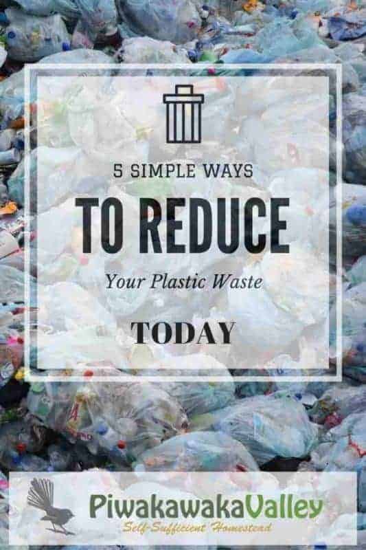 5 simple ways you can reduce your plastic usage, today! Save the planet, stop using plastic.