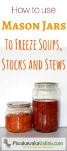 Freezing in glass is a fickle business. Let me show you how to freeze stock, soup, stew and milk in the freezer without breaking your mason jars!