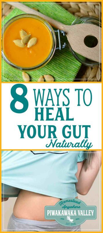 My husband has IBS and allergies and I have autoimmune issues. Here are the 8 things that I did in our household to improve our gut health and cure the digestive issues that we had. These natural methods have helped both of us! #naturalhelath #guthealth #probiotics