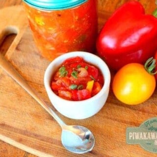 canned homemade salsa