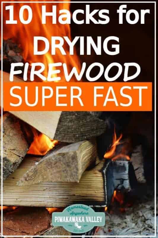 10 Hacks for Drying Firewood Super Fast: Seasoning your Firewood Correctly