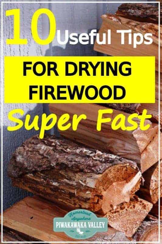 10 Hacks for Drying Firewood Super Fast Seasoning your Firewood Correctly