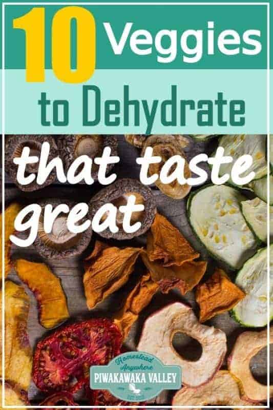 dehydrate vegetables