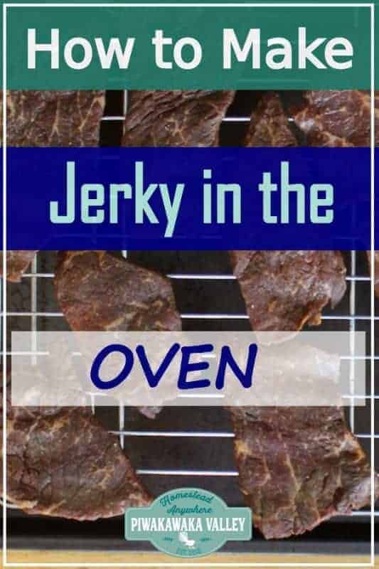 Beef or deer jerky in the Oven. How to make beef or deer jerky at home in the oven, dehydrator or smoker with full instructions step by step and yummy recipe included #piwakawakavalley