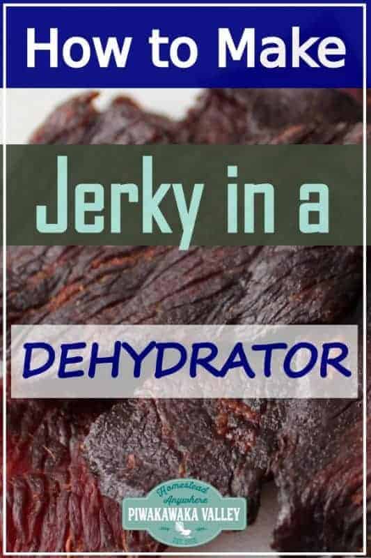 How to make Jerky with a dehydrator.