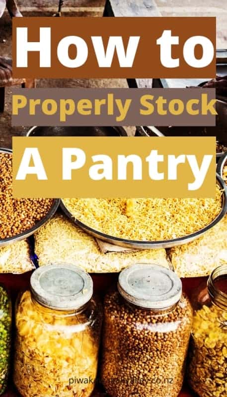 how to stock a homestead pantry