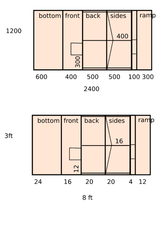 Building a chicken coop with just one sheet of ply wood.