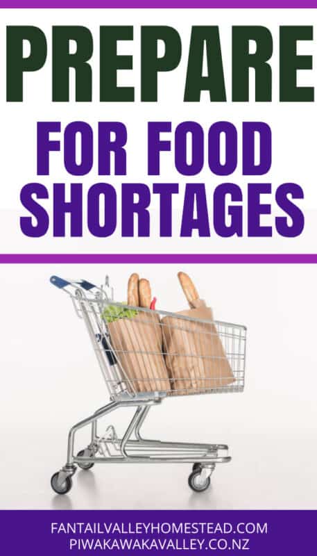 prepare for food shortage pin image