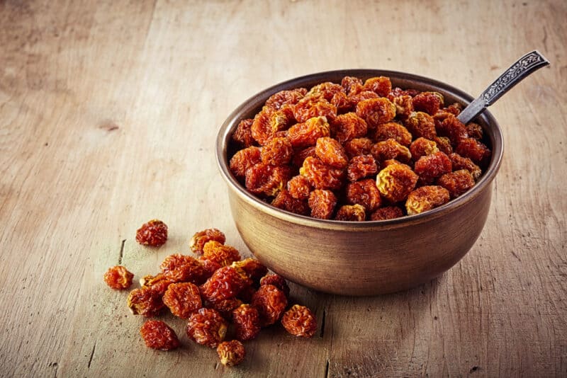 dehydrated or dried ground cherry recipe